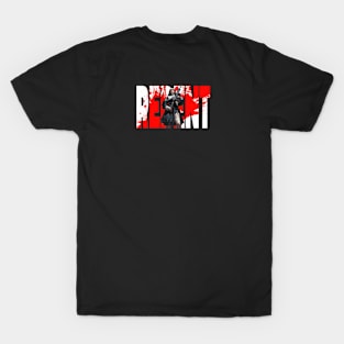 Repent, cool anime nun with rifle logo T-Shirt